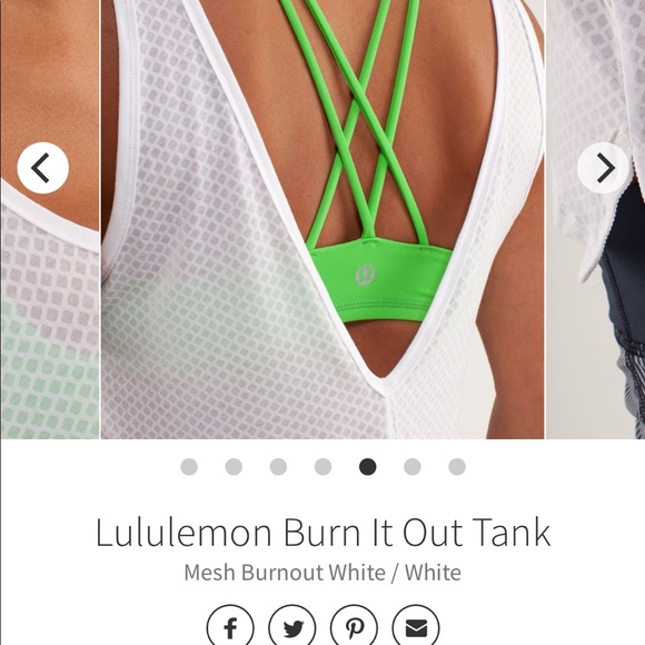 Lululemon tank burnt it out tank size 10 NWT - Picture 5 of 8